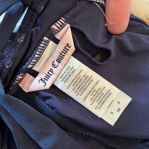 JUICY COUTURE Size Small Floral Classic 1-Piece Swimsuit Adjustable $138 NEW - Picture 9 of 14